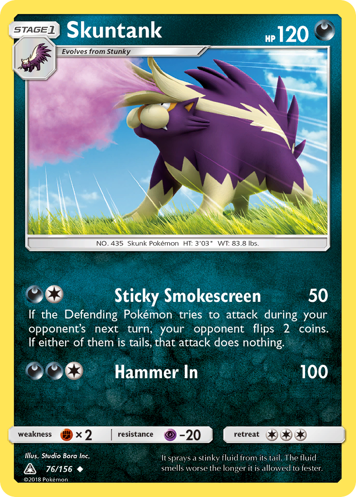 Skuntank (76/156) [Sun & Moon: Ultra Prism] | Dragon's Lair Comics and Fantasy Houston TX