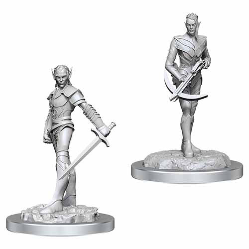 Wizkids Dungeons & Dragons Nolzur`s Marvelous Unpainted Miniatures: W18 Drow Fighters | Dragon's Lair Comics and Fantasy Houston TX