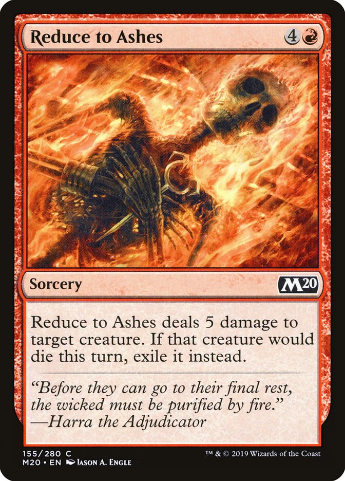 Reduce to Ashes [Core Set 2020] | Dragon's Lair Comics and Fantasy Houston TX