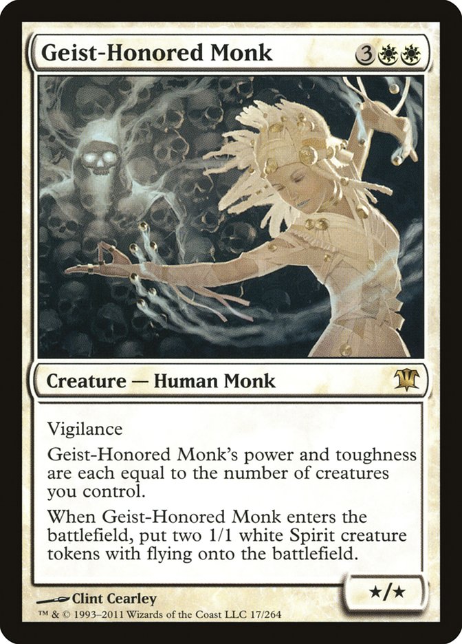 Geist-Honored Monk [Innistrad] | Dragon's Lair Comics and Fantasy Houston TX