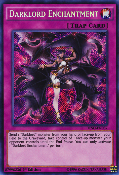 Darklord Enchantment [DESO-EN037] Secret Rare | Dragon's Lair Comics and Fantasy Houston TX