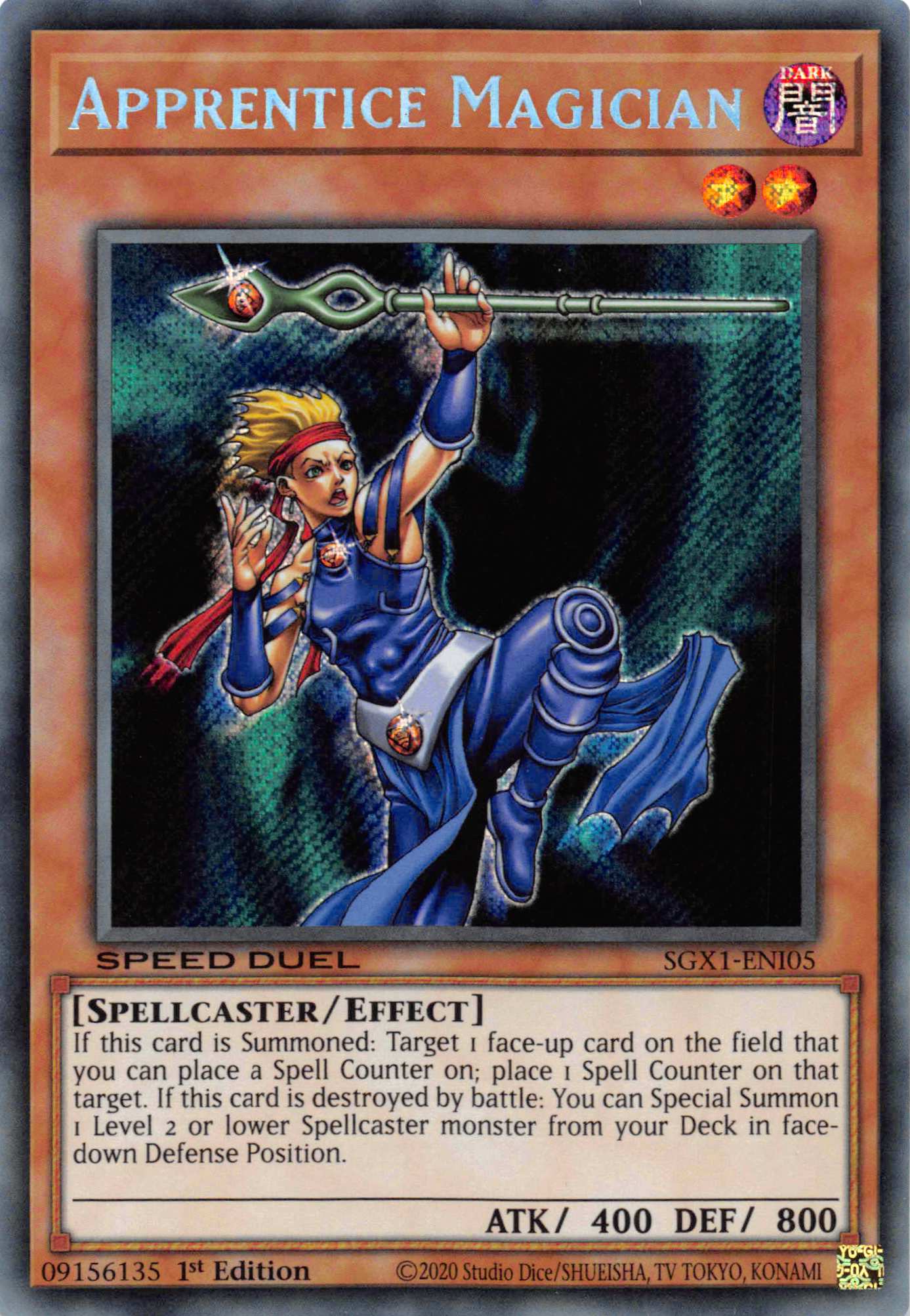 Apprentice Magician [SGX1-ENI05] Secret Rare | Dragon's Lair Comics and Fantasy Houston TX