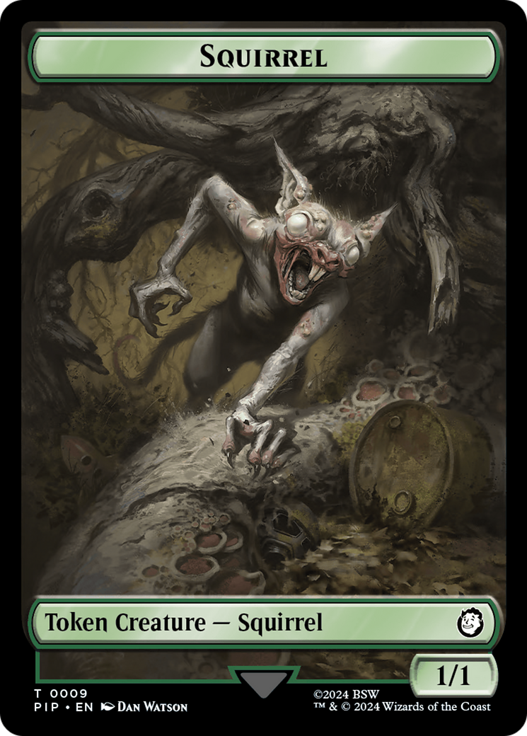 Junk // Squirrel Double-Sided Token [Fallout Tokens] | Dragon's Lair Comics and Fantasy Houston TX