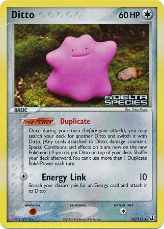 Ditto (35/113) (Stamped) [EX: Delta Species] | Dragon's Lair Comics and Fantasy Houston TX