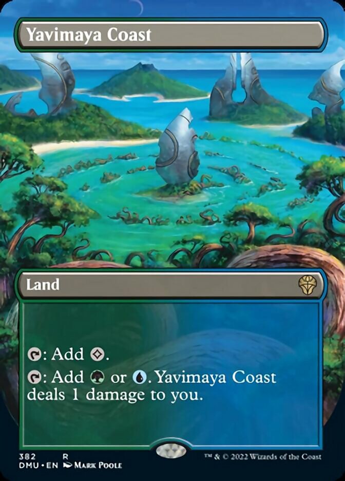 Yavimaya Coast (Borderless Alternate Art) [Dominaria United] | Dragon's Lair Comics and Fantasy Houston TX