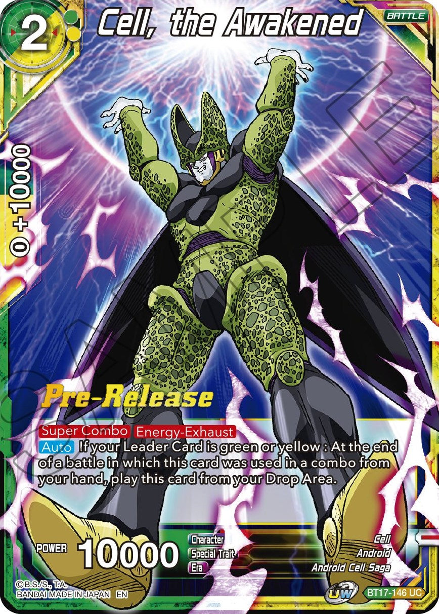 Cell, the Awakened (BT17-146) [Ultimate Squad Prerelease Promos] | Dragon's Lair Comics and Fantasy Houston TX