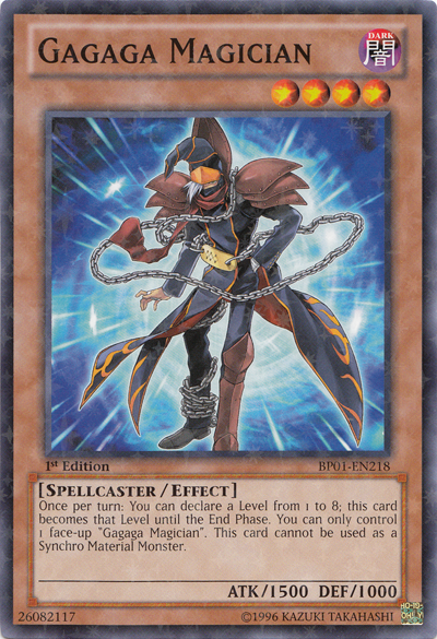 Gagaga Magician [BP01-EN218] Starfoil Rare | Dragon's Lair Comics and Fantasy Houston TX