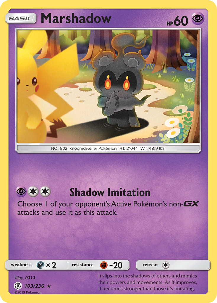 Marshadow (103/236) [Sun & Moon: Cosmic Eclipse] | Dragon's Lair Comics and Fantasy Houston TX