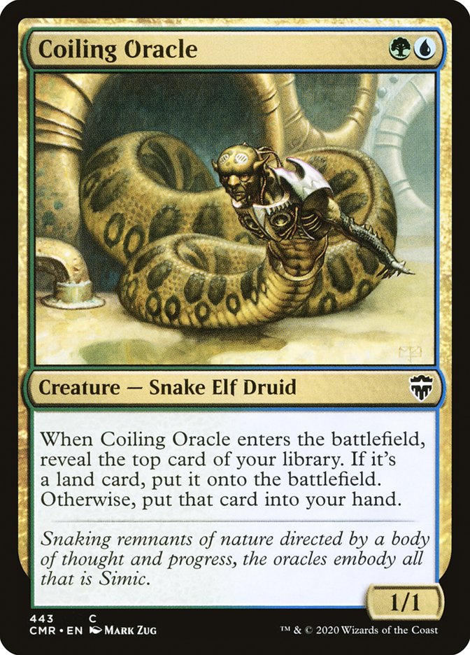 Coiling Oracle [Commander Legends] | Dragon's Lair Comics and Fantasy Houston TX