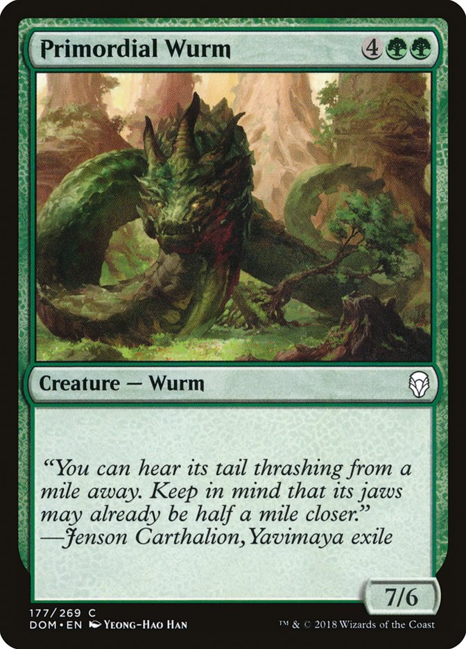 Primordial Wurm [Dominaria] | Dragon's Lair Comics and Fantasy Houston TX