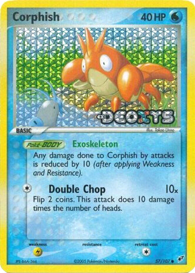 Corphish (57/107) (Stamped) [EX: Deoxys] | Dragon's Lair Comics and Fantasy Houston TX