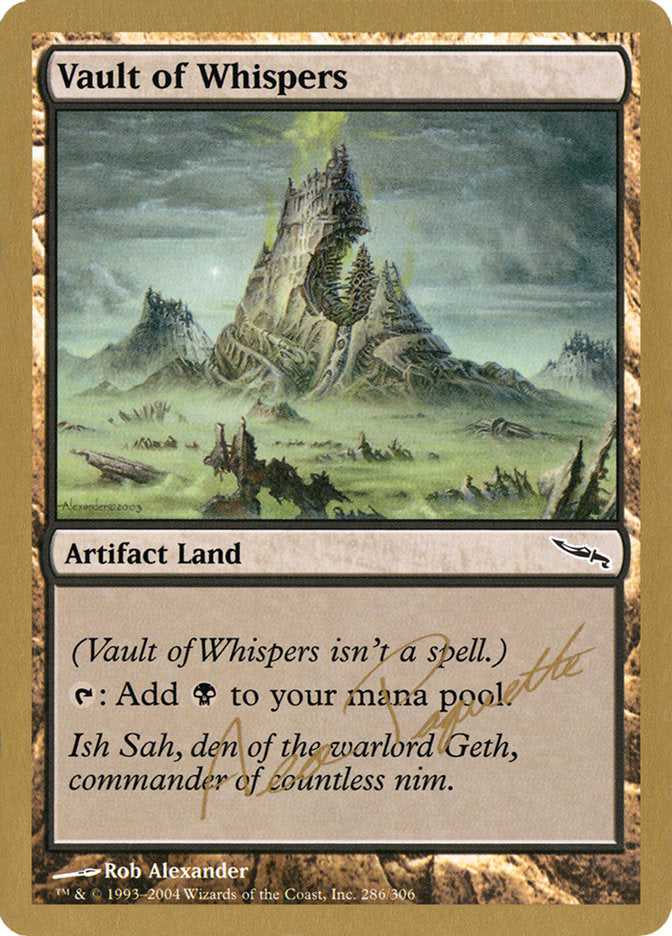 Vault of Whispers (Aeo Paquette) [World Championship Decks 2004] | Dragon's Lair Comics and Fantasy Houston TX