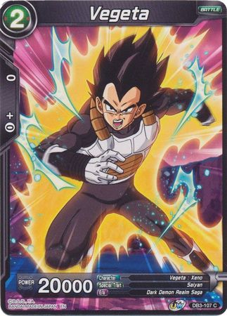 Vegeta (DB3-107) [Giant Force] | Dragon's Lair Comics and Fantasy Houston TX