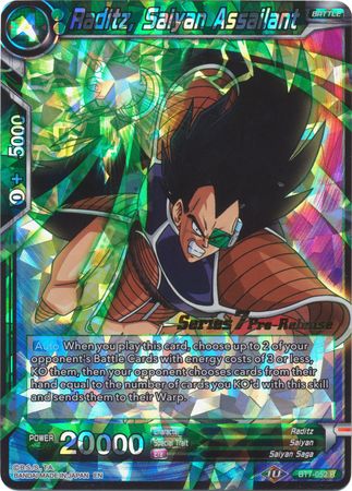 Raditz, Saiyan Assailant (BT7-052_PR) [Assault of the Saiyans Prerelease Promos] | Dragon's Lair Comics and Fantasy Houston TX