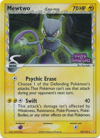 Mewtwo (24/110) (Delta Species) (Stamped) [EX: Holon Phantoms] | Dragon's Lair Comics and Fantasy Houston TX