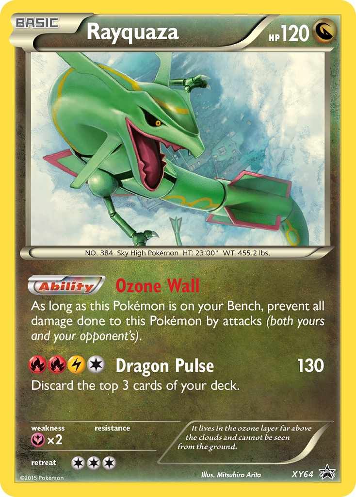 Rayquaza (XY64) [XY: Black Star Promos] | Dragon's Lair Comics and Fantasy Houston TX