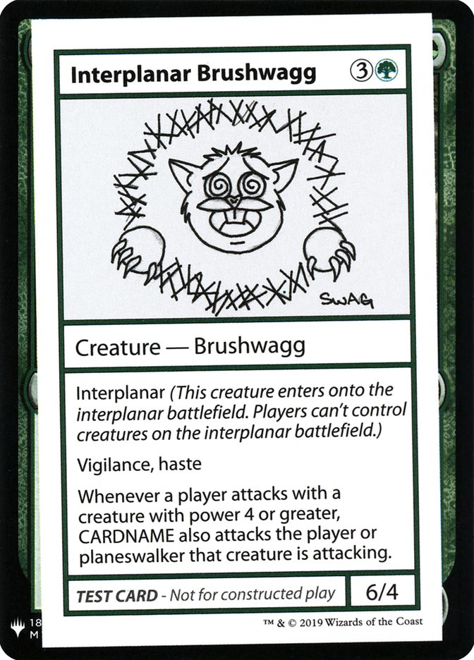 Interplanar Brushwagg [Mystery Booster Playtest Cards] | Dragon's Lair Comics and Fantasy Houston TX