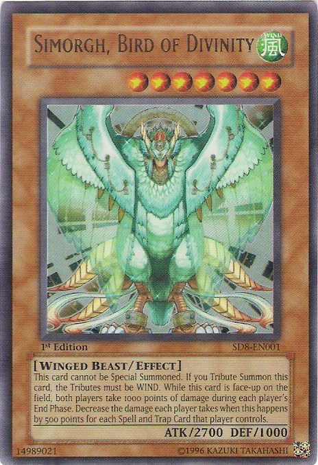 Simorgh, Bird of Divinity [SD8-EN001] Ultra Rare | Dragon's Lair Comics and Fantasy Houston TX