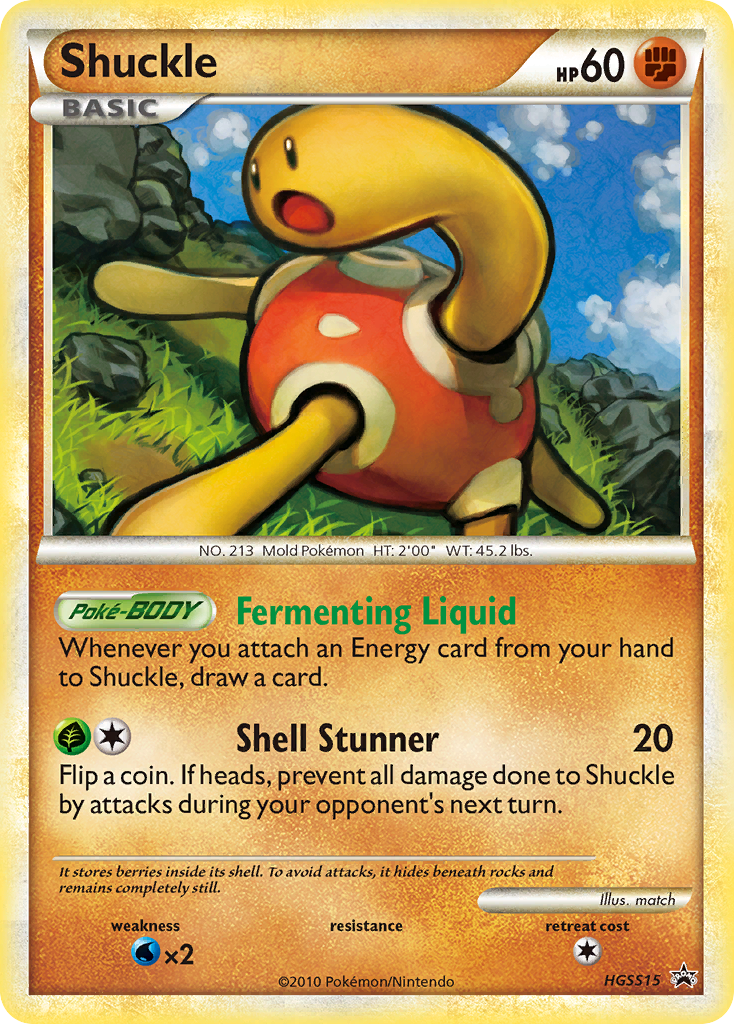 Shuckle (HGSS15) [HeartGold & SoulSilver: Black Star Promos] | Dragon's Lair Comics and Fantasy Houston TX