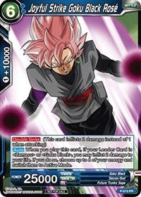 Joyful Strike Goku Black Rose (Foil Version) (P-015) [Promotion Cards] | Dragon's Lair Comics and Fantasy Houston TX