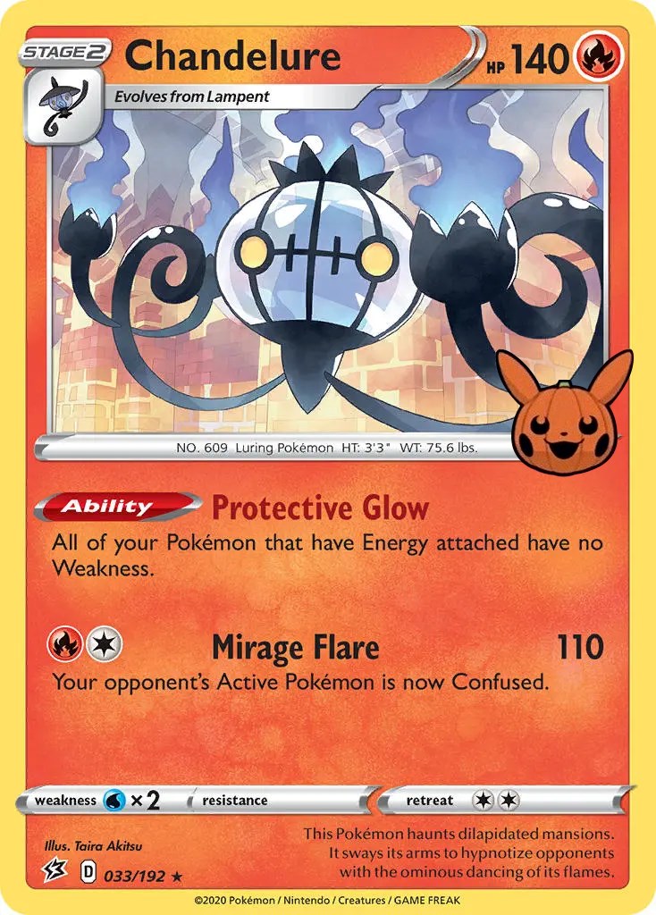 Chandelure (033/192) [Trick or Trade] | Dragon's Lair Comics and Fantasy Houston TX