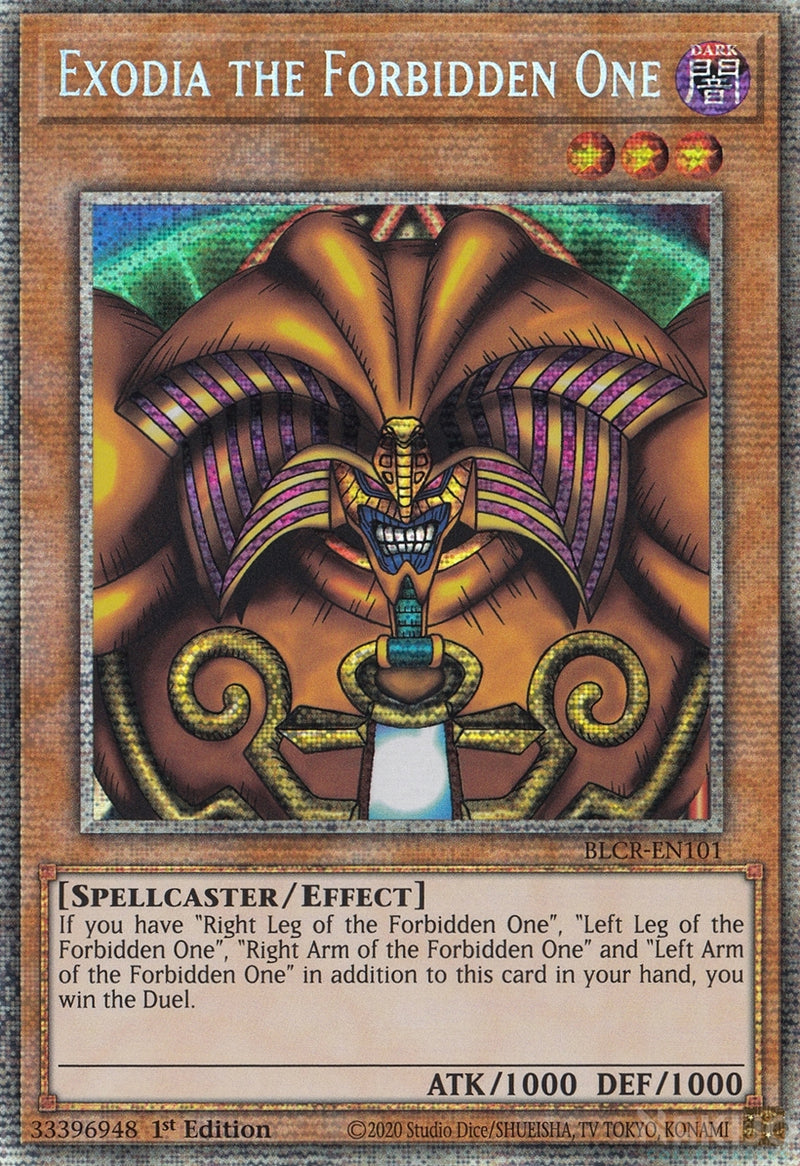 Exodia the Forbidden One [BLCR-EN101] Starlight Rare | Dragon's Lair Comics and Fantasy Houston TX