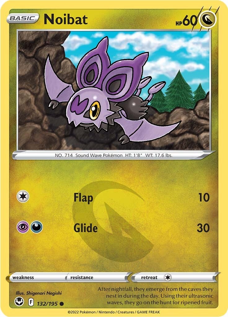 Noibat (132/195) [Sword & Shield: Silver Tempest] | Dragon's Lair Comics and Fantasy Houston TX