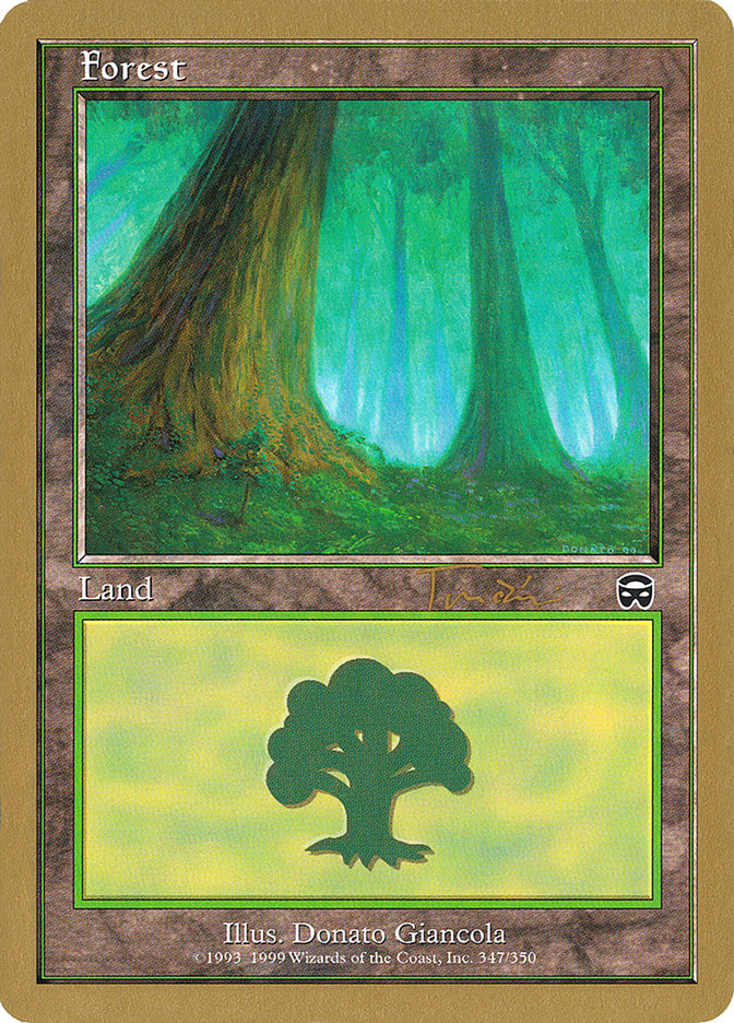 Forest (jt347a) (Jan Tomcani) [World Championship Decks 2001] | Dragon's Lair Comics and Fantasy Houston TX