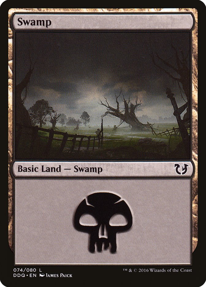 Swamp (74) [Duel Decks: Blessed vs. Cursed] | Dragon's Lair Comics and Fantasy Houston TX