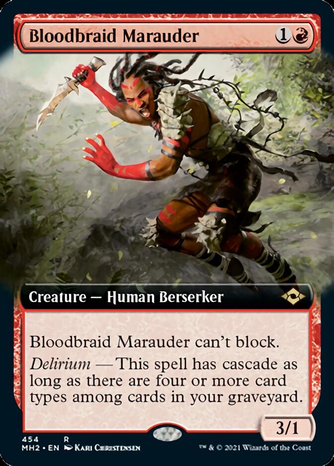 Bloodbraid Marauder (Extended Art) [Modern Horizons 2] | Dragon's Lair Comics and Fantasy Houston TX