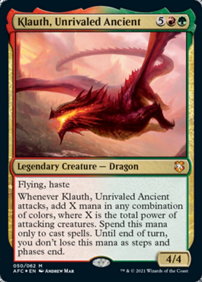 Klauth, Unrivaled Ancient [Dungeons & Dragons: Adventures in the Forgotten Realms Commander] | Dragon's Lair Comics and Fantasy Houston TX