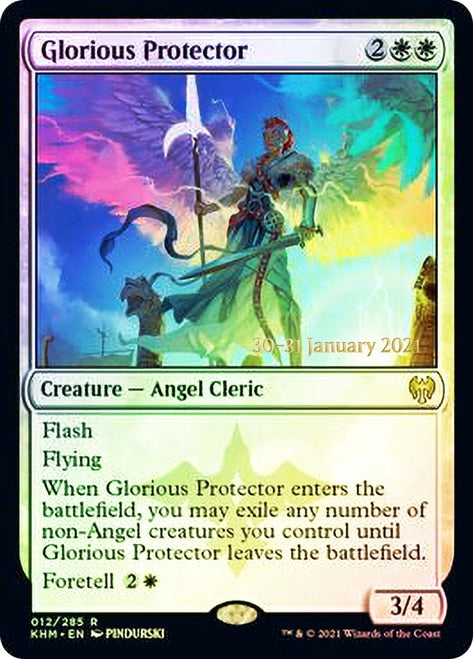 Glorious Protector [Kaldheim Prerelease Promos] | Dragon's Lair Comics and Fantasy Houston TX