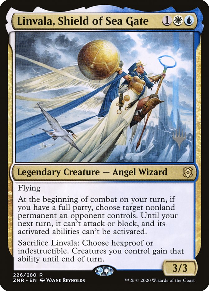 Linvala, Shield of Sea Gate (Promo Pack) [Zendikar Rising Promos] | Dragon's Lair Comics and Fantasy Houston TX