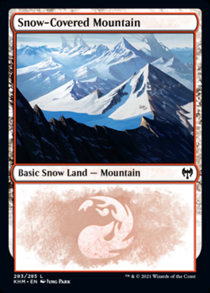 Snow-Covered Mountain (283) [Kaldheim] | Dragon's Lair Comics and Fantasy Houston TX