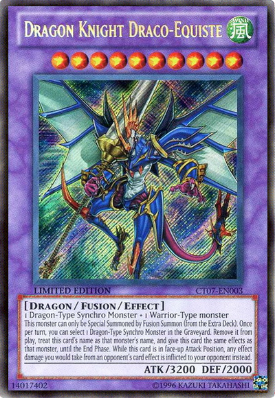 Dragon Knight Draco-Equiste [CT07-EN003] Secret Rare | Dragon's Lair Comics and Fantasy Houston TX