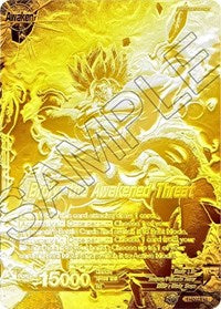 Broly // Broly, the Awakened Threat (Championship Final 2019) (Gold Metal Foil) (P-092) [Tournament Promotion Cards] | Dragon's Lair Comics and Fantasy Houston TX