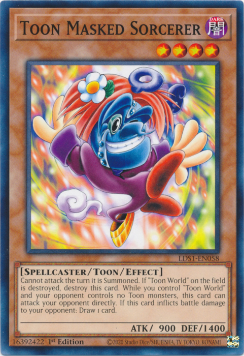 Toon Masked Sorcerer [LDS1-EN058] Common | Dragon's Lair Comics and Fantasy Houston TX