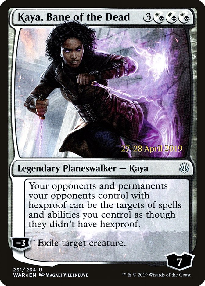 Kaya, Bane of the Dead [War of the Spark Prerelease Promos] | Dragon's Lair Comics and Fantasy Houston TX