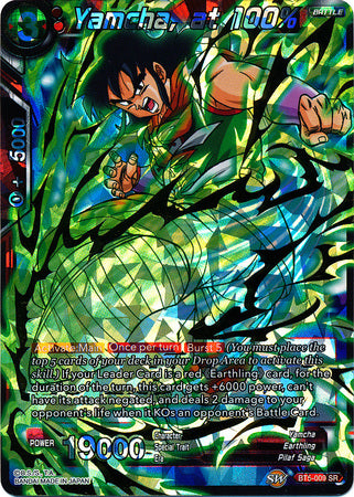 Yamcha, at 100-Percent (BT5-009) [Miraculous Revival] | Dragon's Lair Comics and Fantasy Houston TX