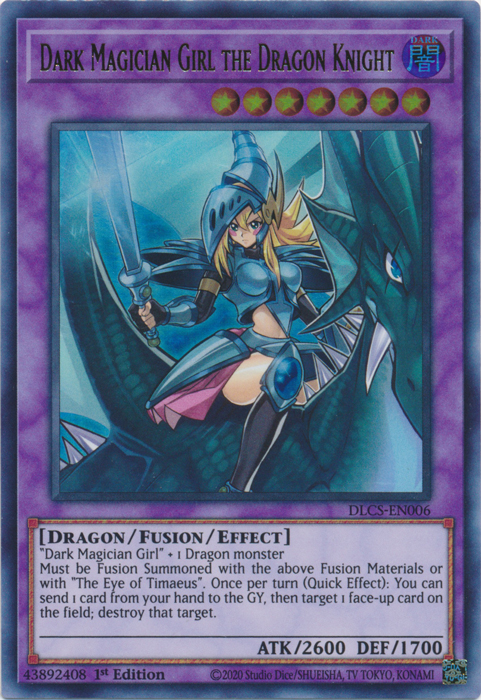 Dark Magician Girl the Dragon Knight [DLCS-EN006] Ultra Rare | Dragon's Lair Comics and Fantasy Houston TX