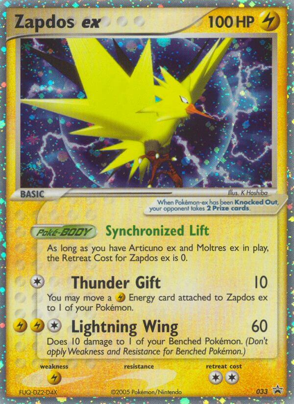 Zapdos ex (033) [Nintendo: Black Star Promos] | Dragon's Lair Comics and Fantasy Houston TX