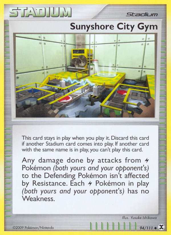 Sunyshore City Gym (94/111) [Platinum: Rising Rivals] | Dragon's Lair Comics and Fantasy Houston TX