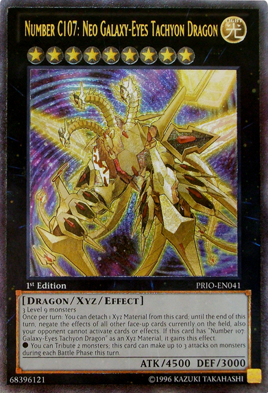 Number C107: Neo Galaxy-Eyes Tachyon Dragon [PRIO-EN041] Super Rare | Dragon's Lair Comics and Fantasy Houston TX