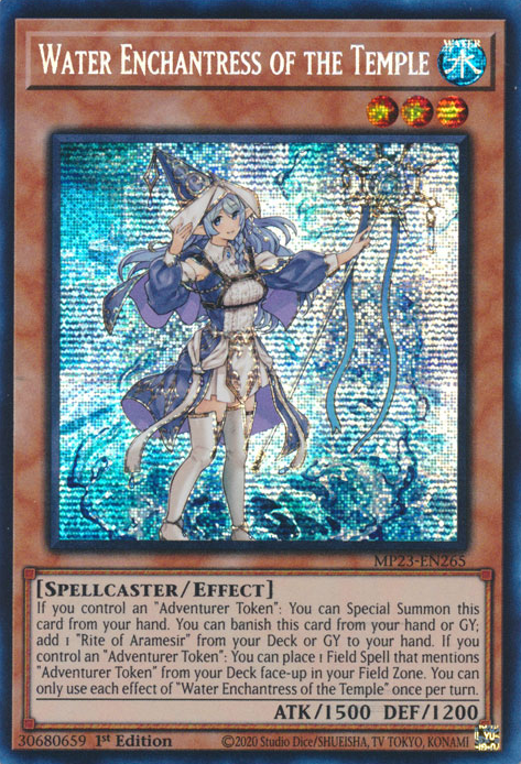 Water Enchantress of the Temple [MP23-EN265] Prismatic Secret Rare | Dragon's Lair Comics and Fantasy Houston TX