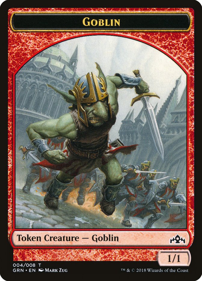 Goblin Token [Guilds of Ravnica Tokens] | Dragon's Lair Comics and Fantasy Houston TX