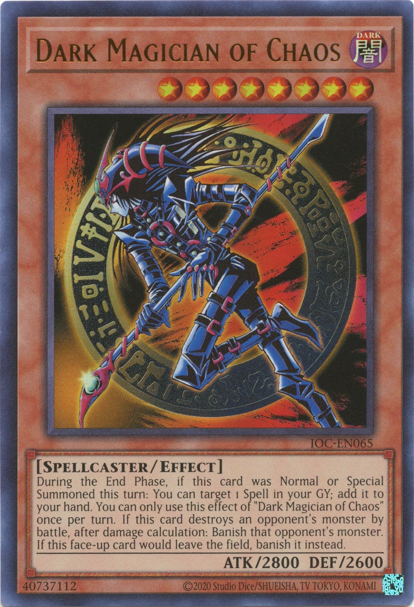 Dark Magician of Chaos (25th Anniversary) [IOC-EN065] Ultra Rare | Dragon's Lair Comics and Fantasy Houston TX