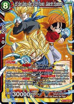 SS Son Goku, Pan, & SS Trunks, Galactic Explorers (BT17-009) [Ultimate Squad] | Dragon's Lair Comics and Fantasy Houston TX