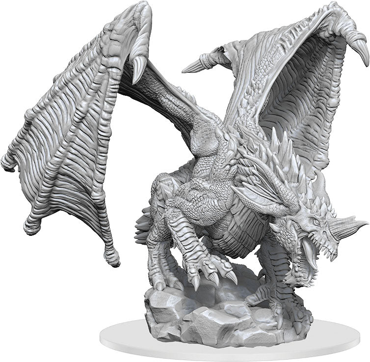 Wizkids Dungeons & Dragons Nolzur`s Marvelous Unpainted Miniatures: W15 Young Blue Dragon | Dragon's Lair Comics and Fantasy Houston TX