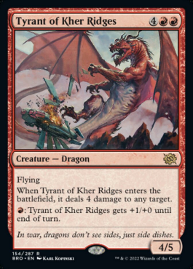 Tyrant of Kher Ridges [The Brothers' War] | Dragon's Lair Comics and Fantasy Houston TX