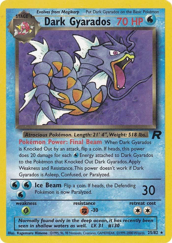 Dark Gyarados (25/82) [Team Rocket Unlimited] | Dragon's Lair Comics and Fantasy Houston TX